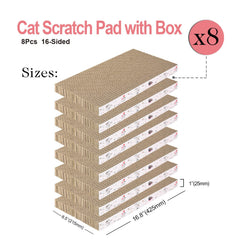 Catinarla chat utilise la plaque pour se reposer et limer ses griffes confortablement