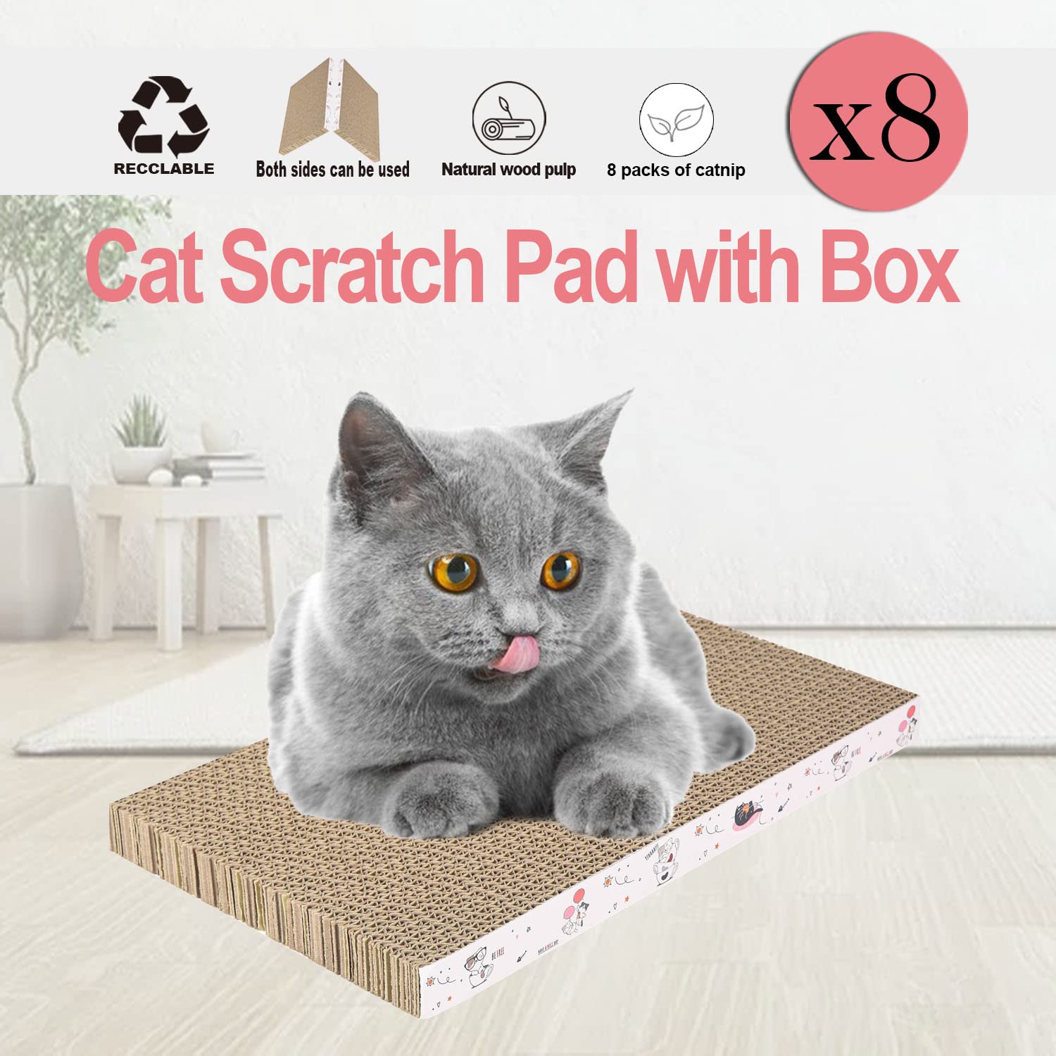 Catinarla étiquette matériau recyclé indiquant option écologique et sûre