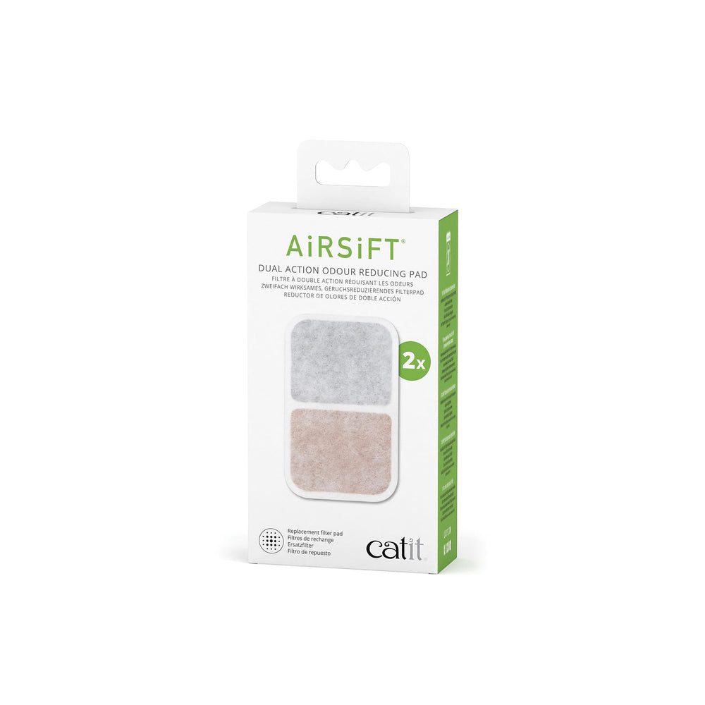 Catit emballage avant montrant le pack de deux et l'usage pratique