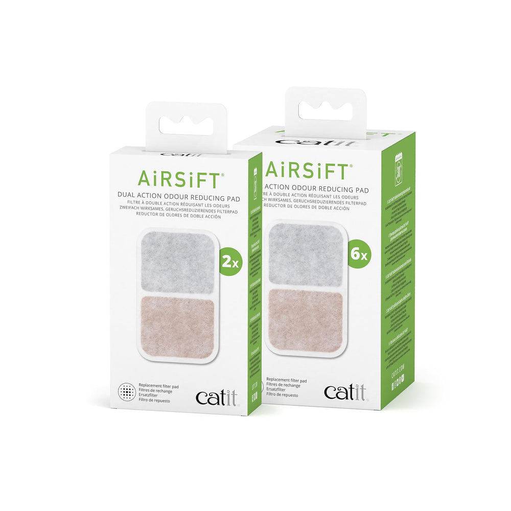 Catit étiquette technique affichant composition et durée d'utilisation