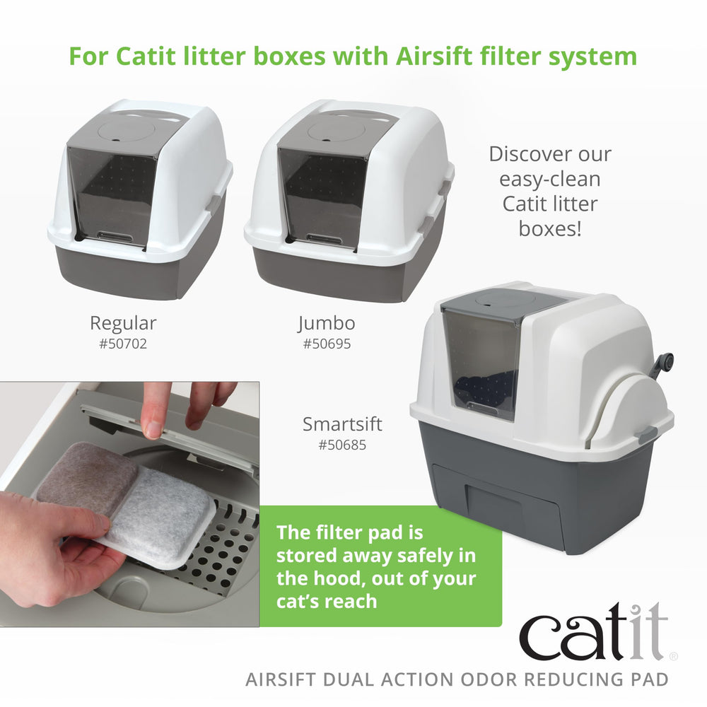 Catit pastille posée dans salle de bain montrant discrétion et propreté