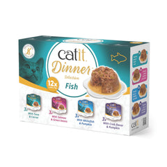 Catit image du packaging avant montrant le multipack et la variété des recettes