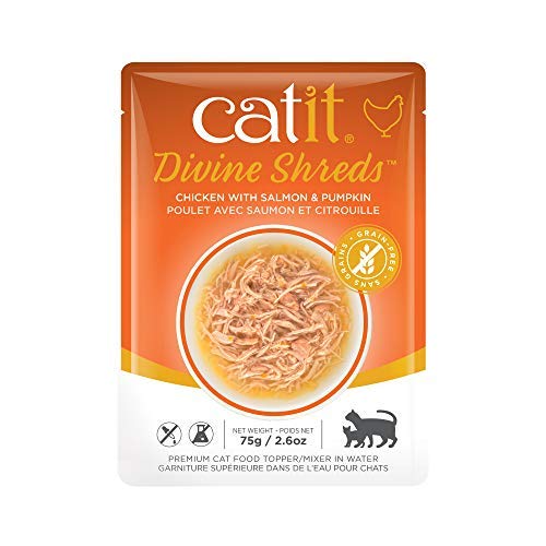 Catit comparaison taille d’un sachet près d’une main pour évaluer portion