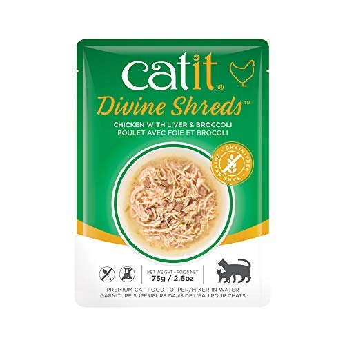 Catit présentation des quatre saveurs du pack pour varier les repas