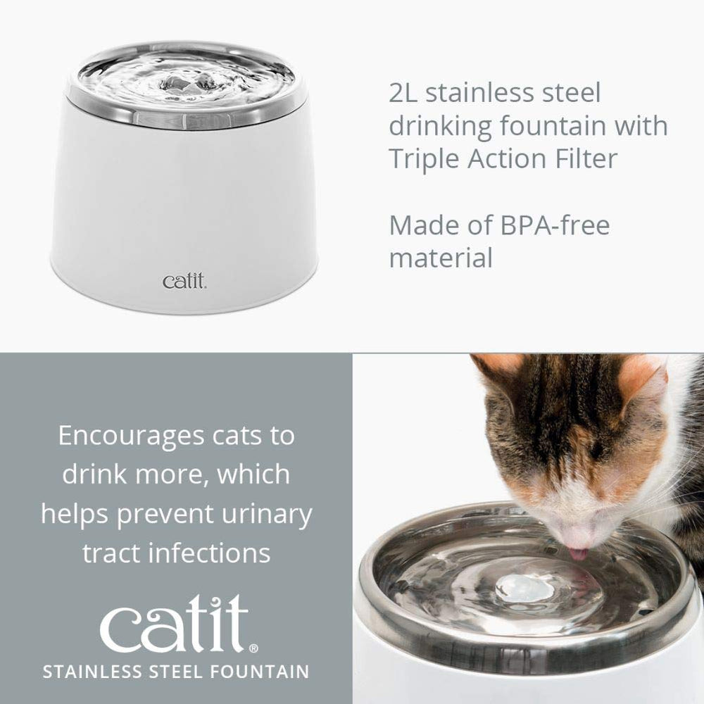 Catit eau en circulation offrant hydratation oxygénée et attractivité pour chats