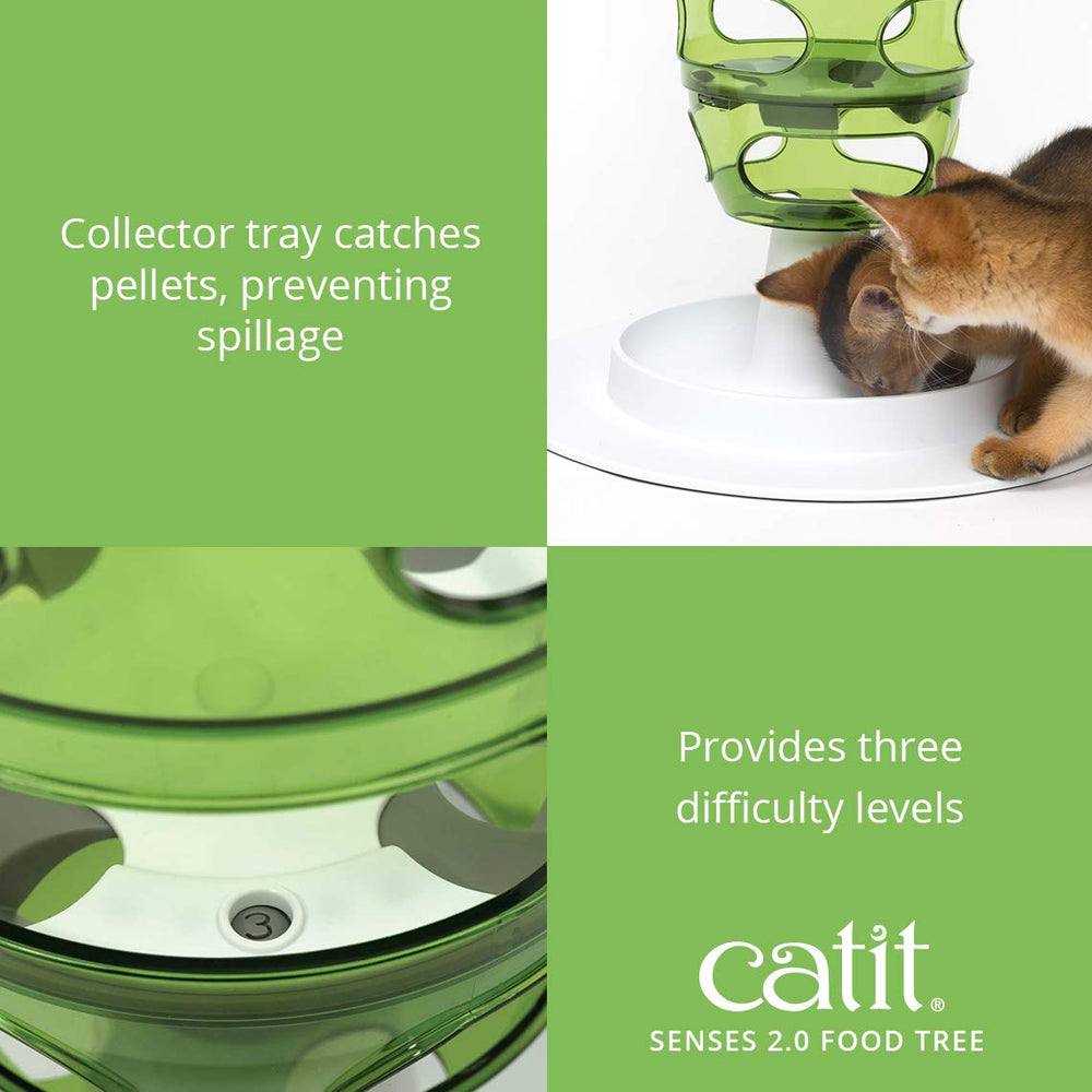 Catit Food Tree bac collecteur large protégeant les moustaches