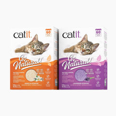 Catit gros plan sur la texture granulée montrant absorption efficace