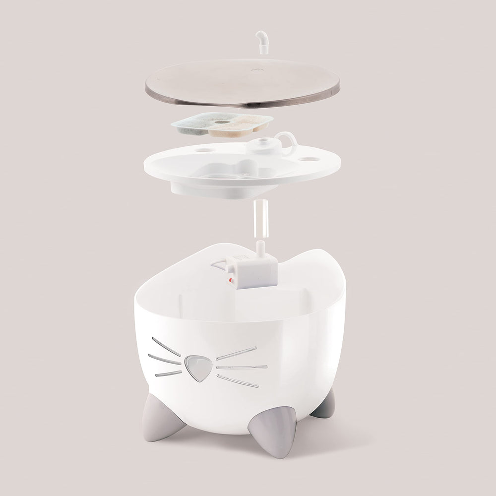 Catit PIXI bec en arche en fonctionnement, arc d'eau attractif pour chat