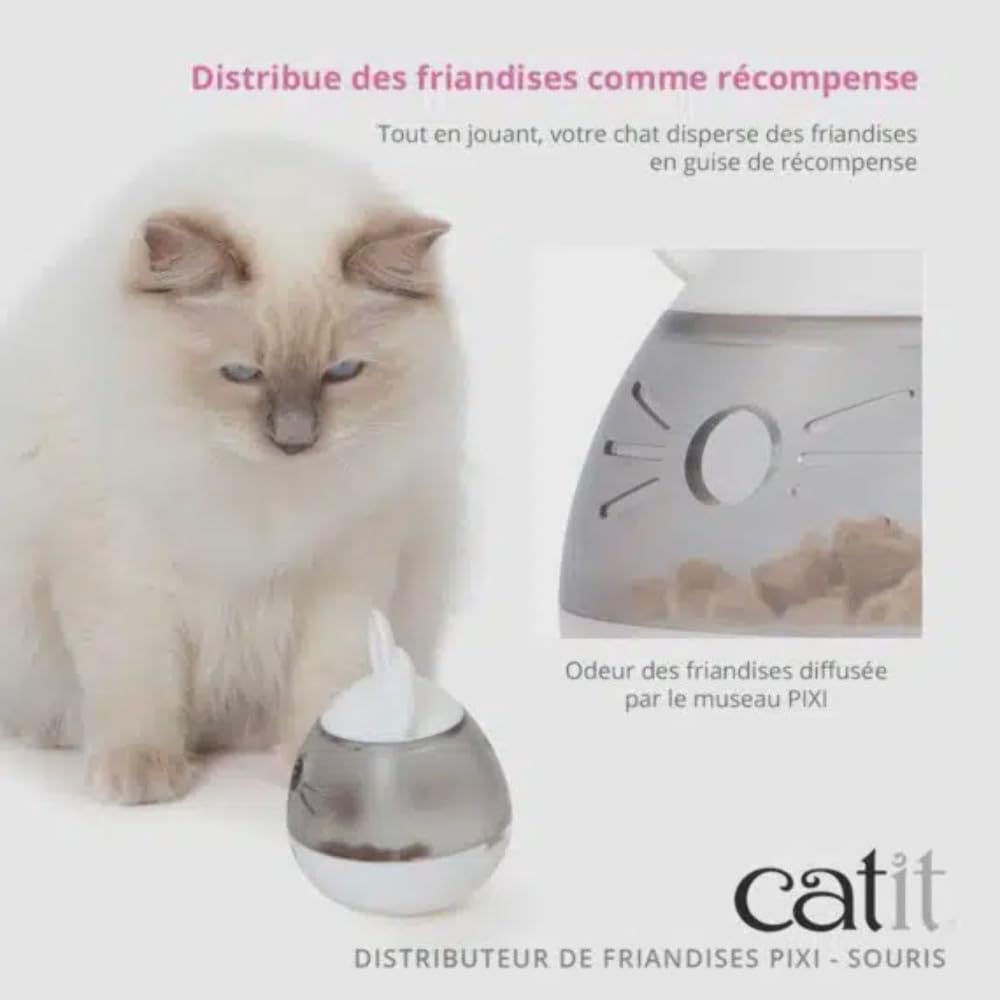 Emballage Catit PIXI avec étiquette claire et informations produit