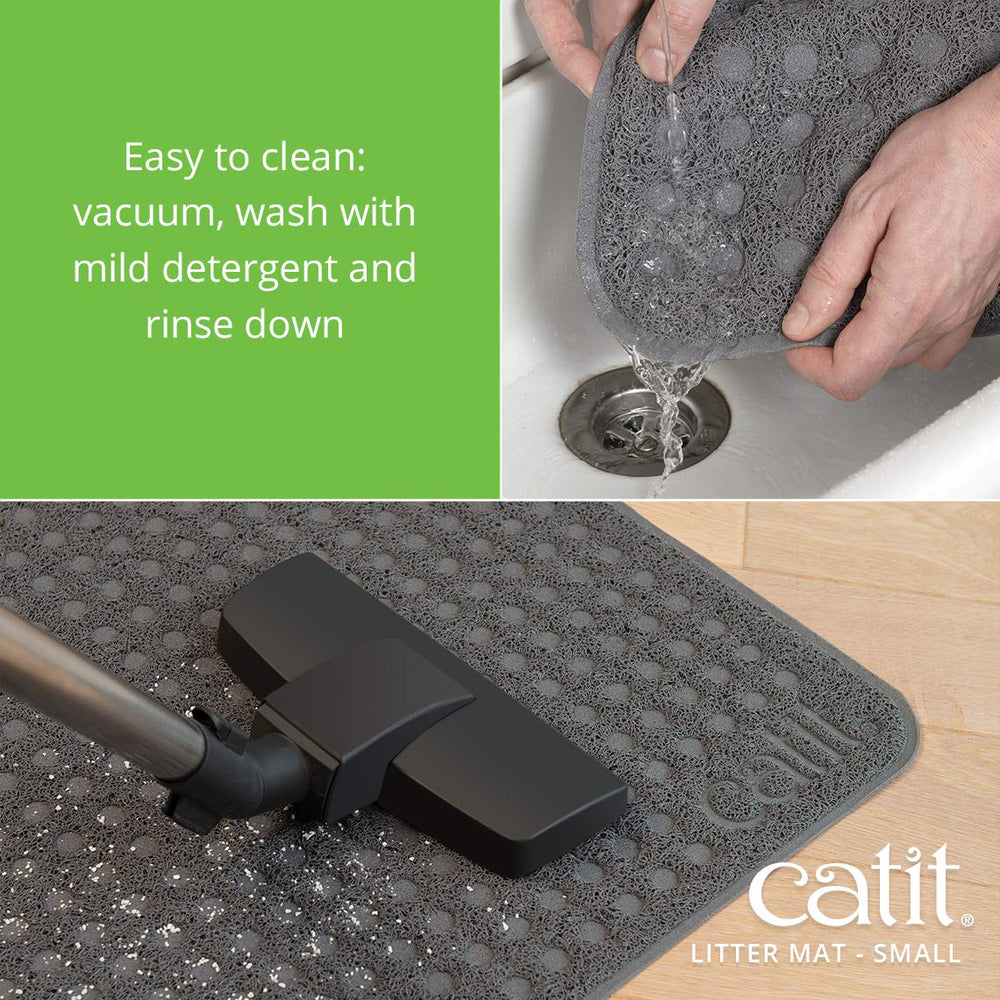 Catit tapis avec chat en usage réduit la dispersion de litière