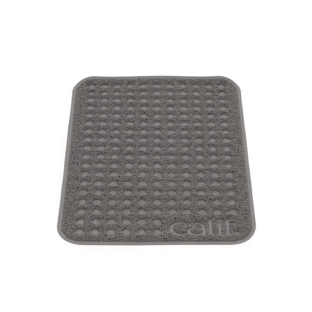 Catit tapis face avant montrant protection du sol et capture de litière