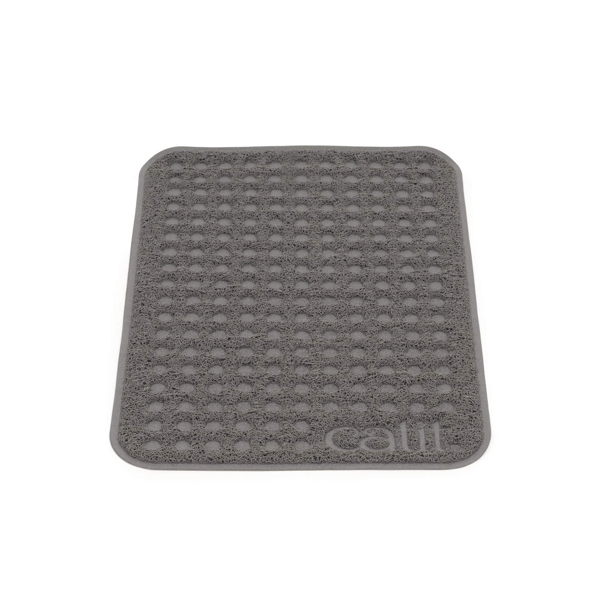 Catit tapis face avant montrant protection du sol et capture de litière