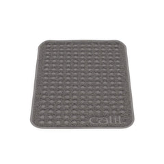 Catit tapis face avant montrant protection du sol et capture de litière