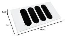 CATLINK boîte filtre à l'échelle montrant dimensions pour compatibilité