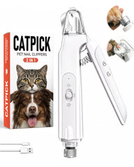 Catpick care vue frontale de l'appareil pratique et compacte