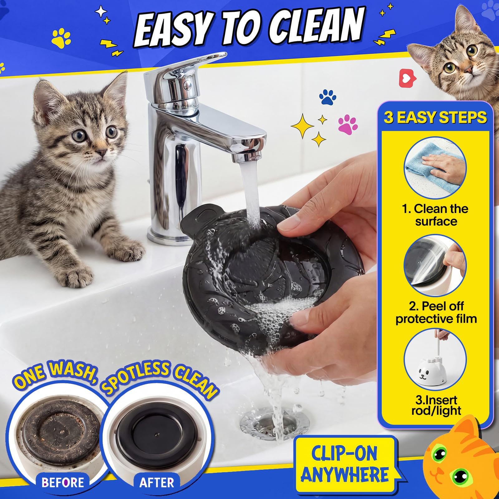CATPICK comparaison de taille avec une main pour évaluer l'échelle