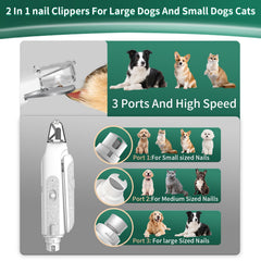 CATPICK gros plan de la meule pour lisser et arrondir les bords des griffes