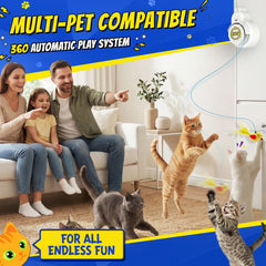 Catpick toy fixé sur un cadre de porte, Catpick toy facilite le jeu vertical sans encombrer le sol
