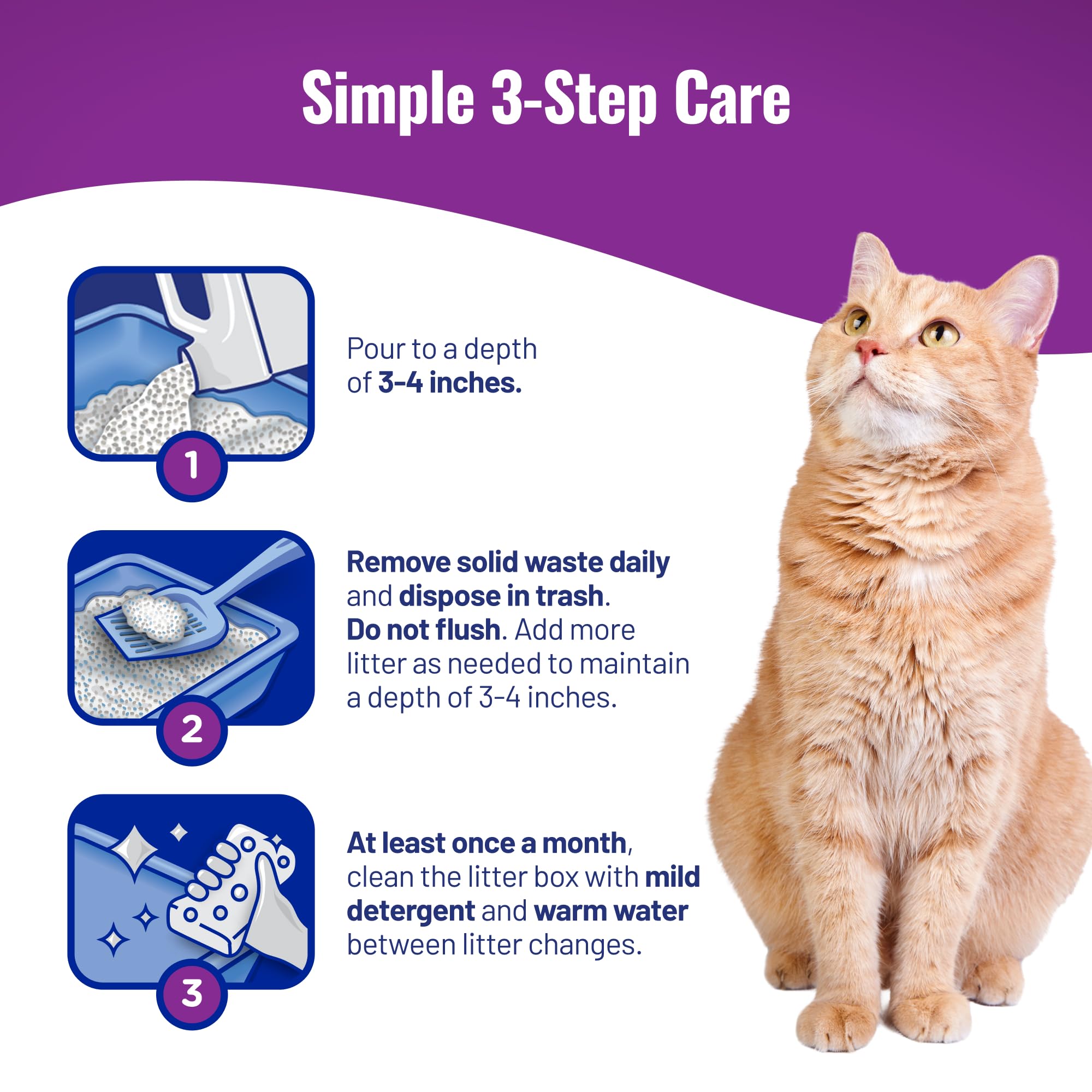 Cat's Pride ambiance maison litière chat assurant hygiène et fraîcheur