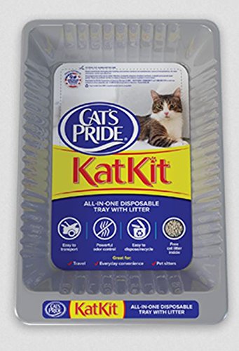 Cat's Pride vue avant du bac litière prêt à l'emploi pour nettoyage rapide