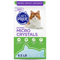 Cat's Pride emballage avant montrant poids et contrôle d'odeurs