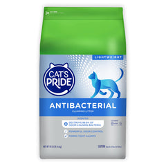 Cat's Pride emballage face montrant le sac maniable et bénéfice praticité