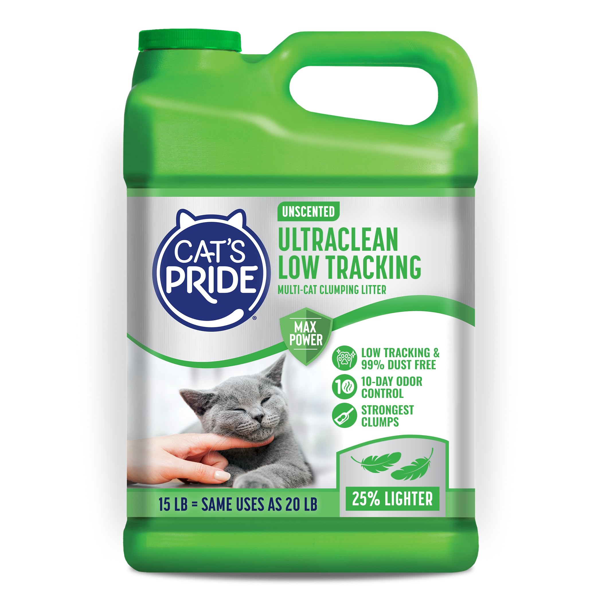Cat's Pride seau avant montrant packaging pratique et versement facile