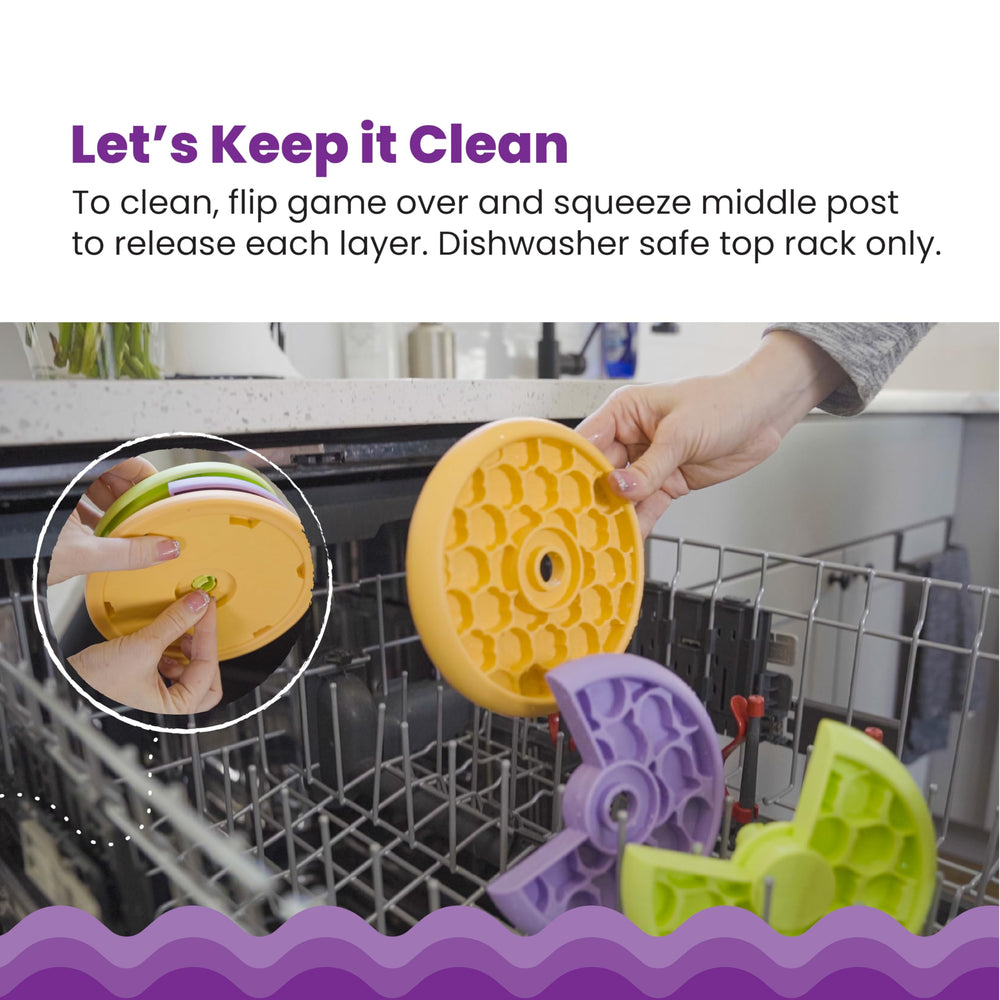 Catstages pièces démontées illustrant nettoyage facile et lavage sûr