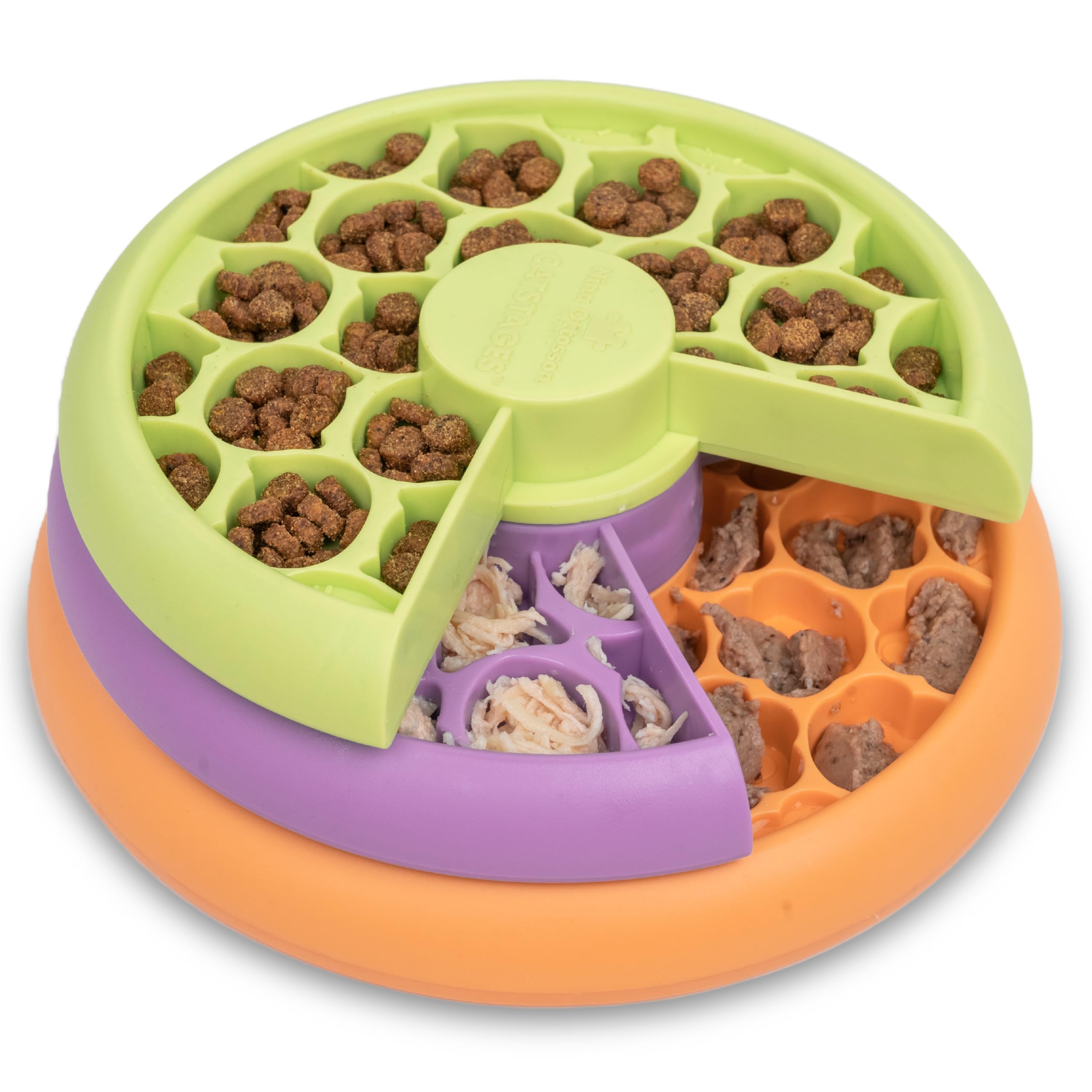 Catstages vue recto du jouet puzzle offrant stimulation mentale