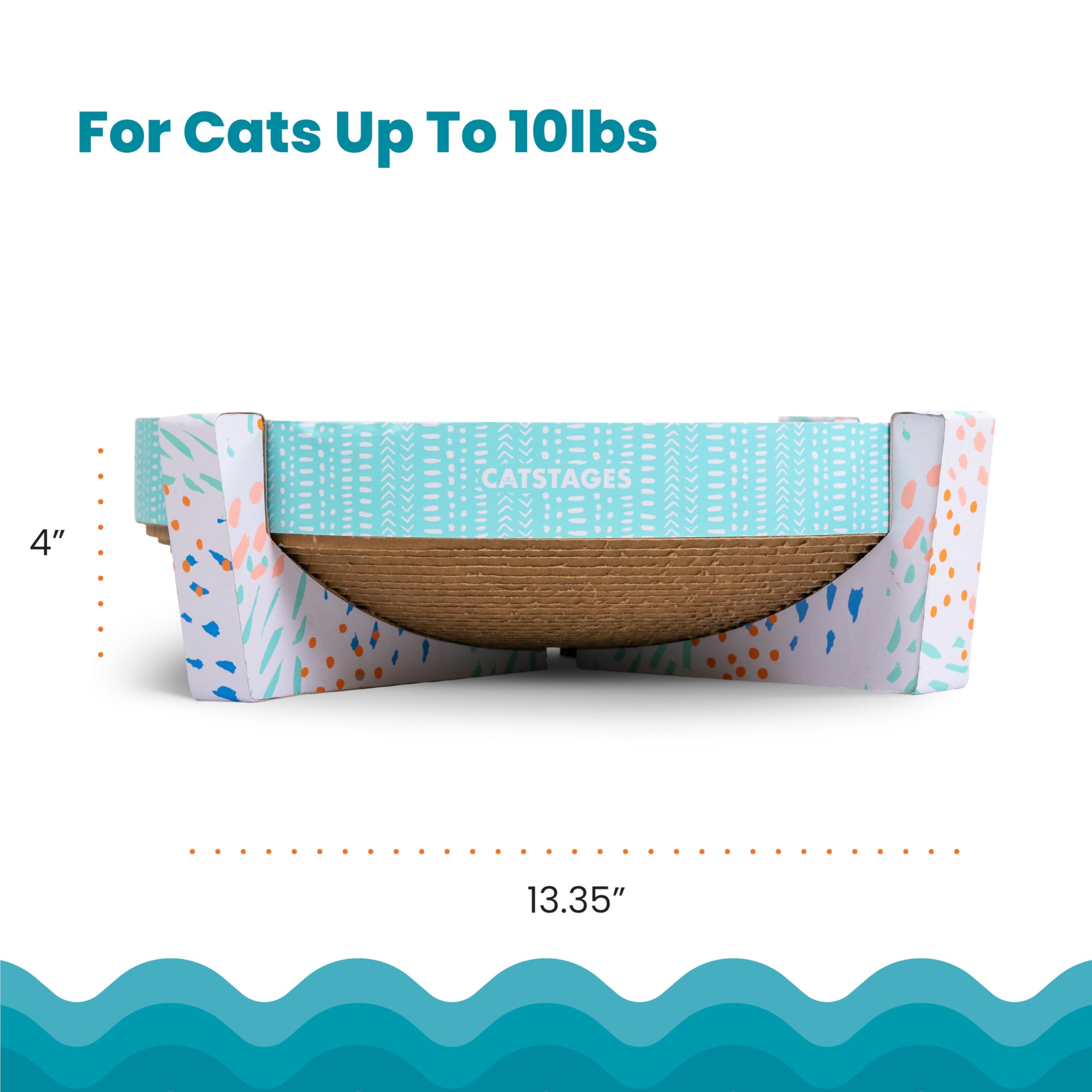 Catstages sachet d’herbe à chat inclus pour attirer et stimuler