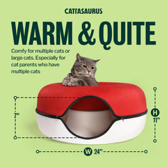 Cattasaurus intérieur du tunnel illustrant espace de jeu sécurisé