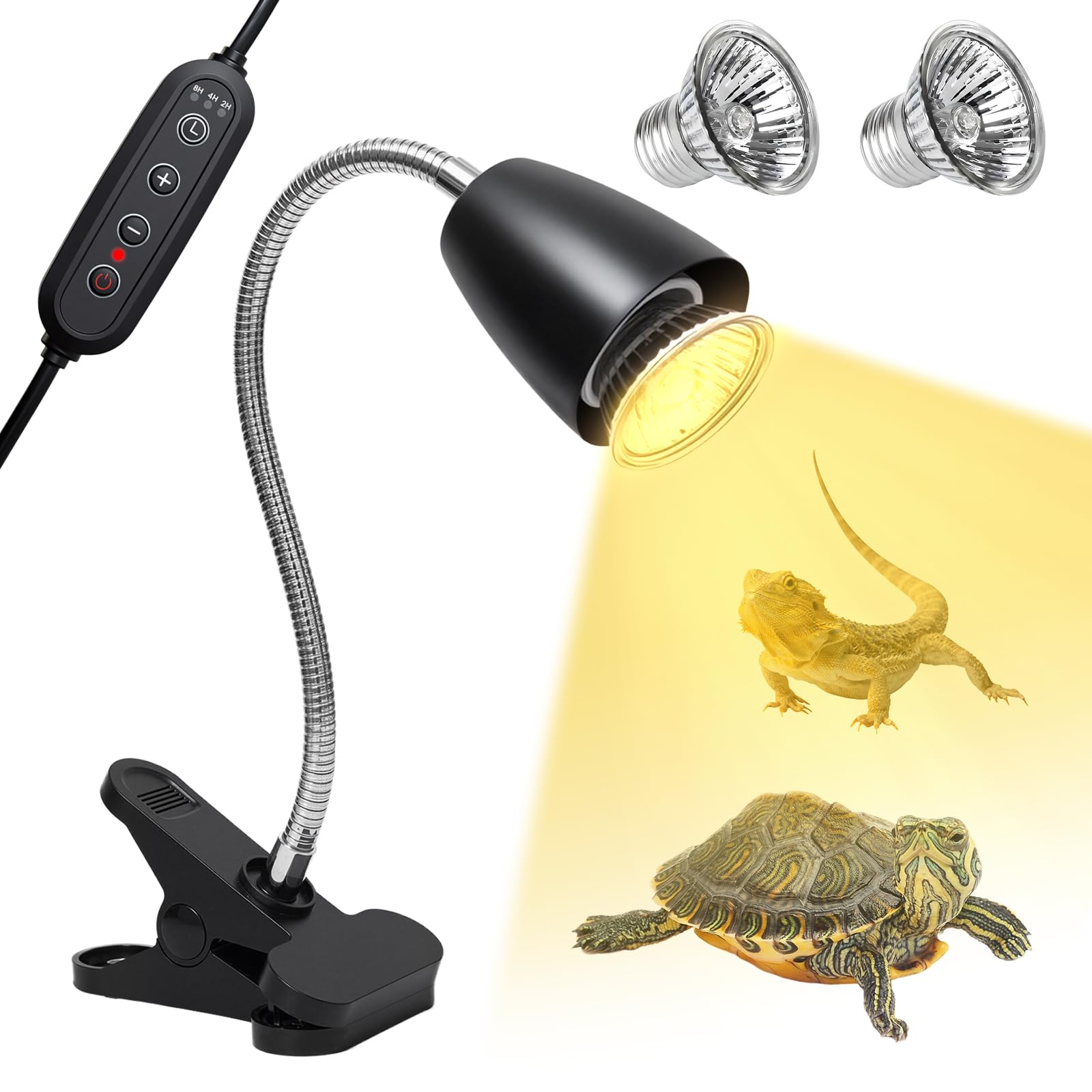 Cayludg lampe chauffante face montrant design solide et sécurité