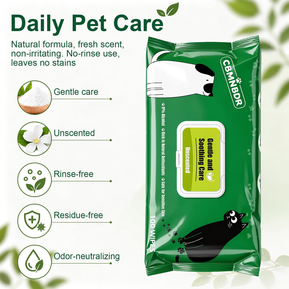 CBMNBDR lingette à côté d'un chien pour comparaison d'échelle pratique