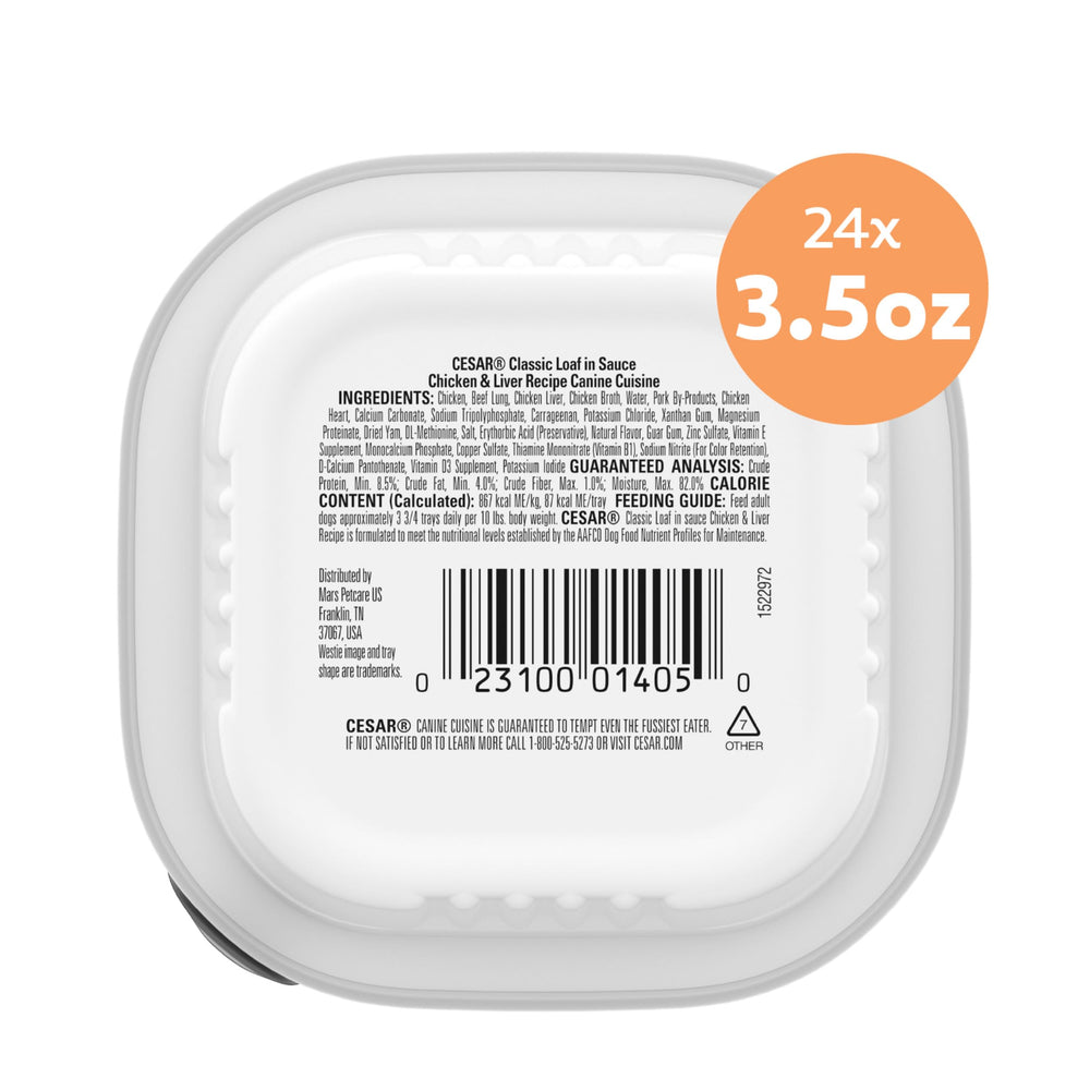 Cesar barquettes alignées, stockage pratique