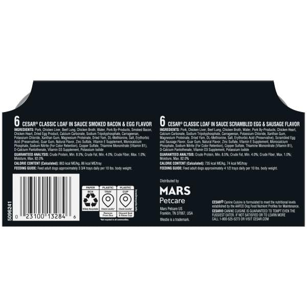 Cesar comparaison de taille 3,5 oz pour évaluer portion individuelle