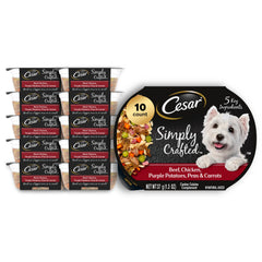 Cesar coupelle face packaging montrant la portion pratique et appétente