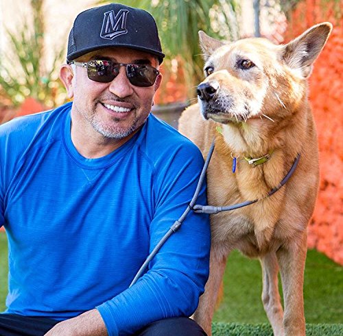 Cesar Millan comparaison de taille avec une main pour évaluer l'échelle