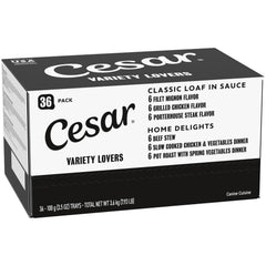 Cesar pack 36 barquettes face avant présentant praticité et variété