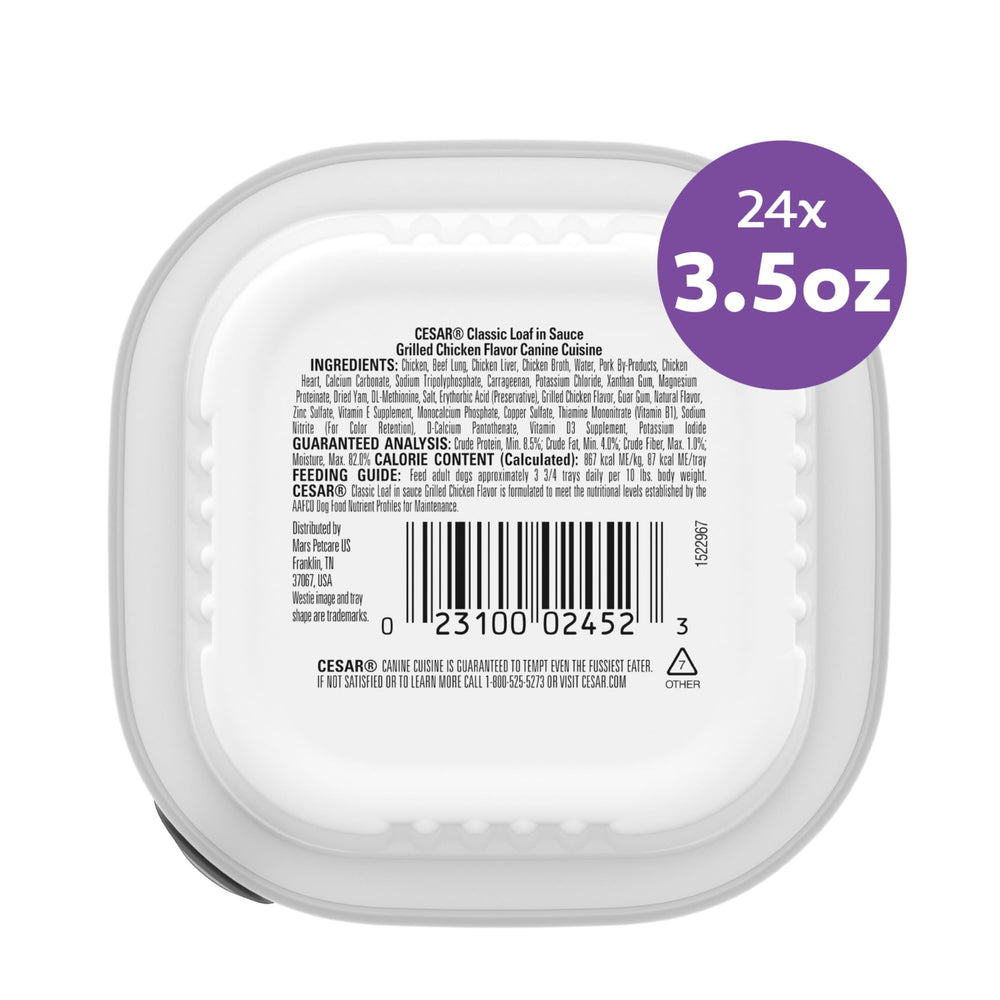 Cesar paquet de 24 unités pour stockage pratique