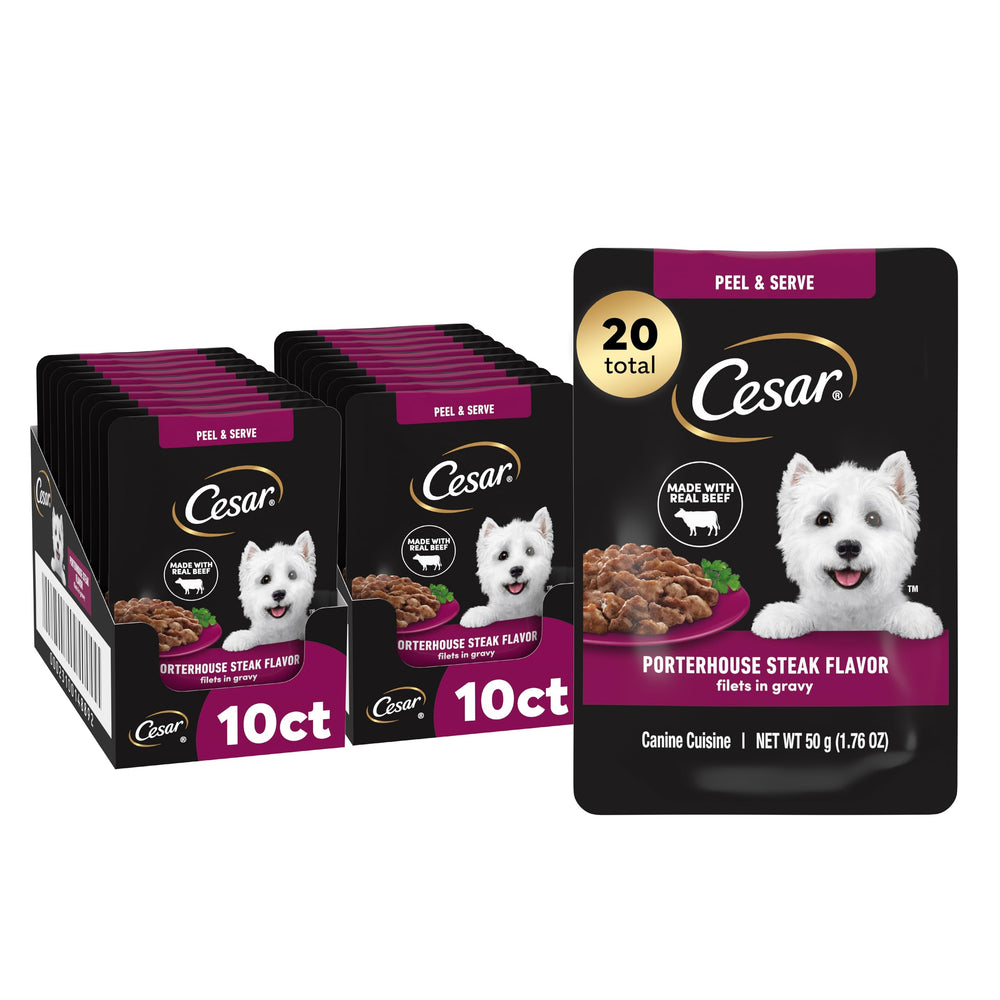 Cesar emballage avant montrant sachet individuel pratique pour repas