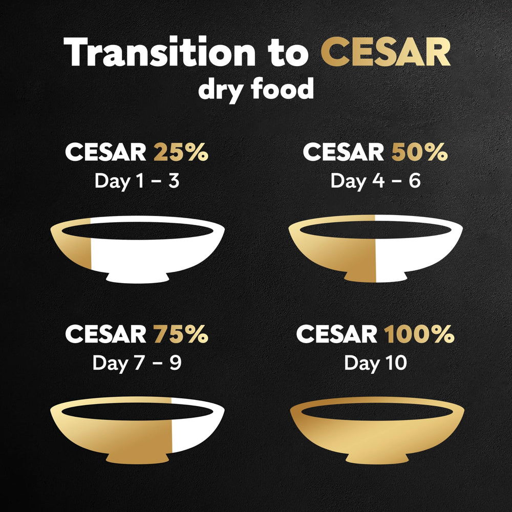 Cesar texture croquante détaillée, aide mécanique contre la plaque
