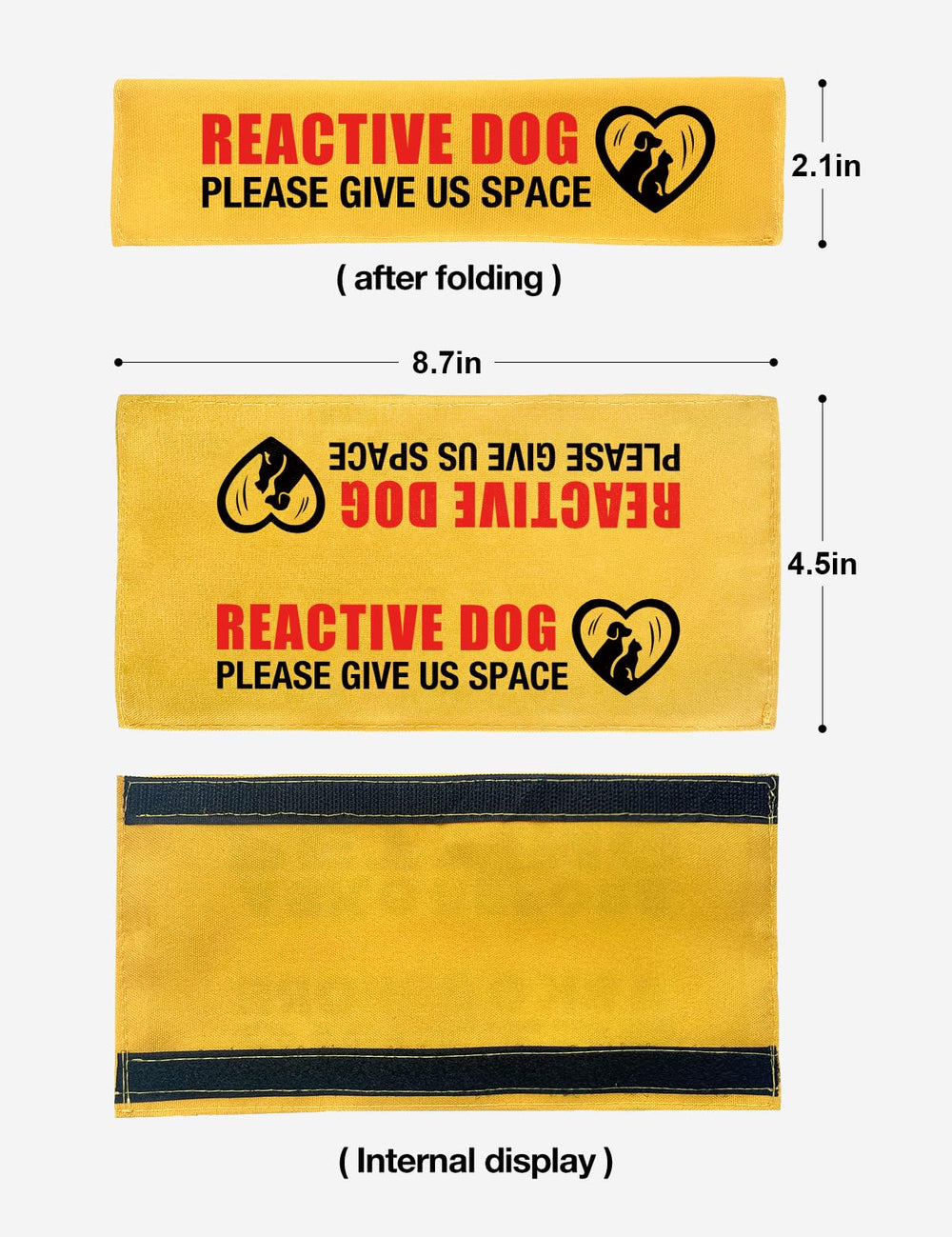 Cgvovgr manche fixée sur harnais utile pour chiens en formation