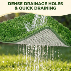 CH24Globall gros plan sur fibres du gazon synthétique, sensation naturelle et drainage