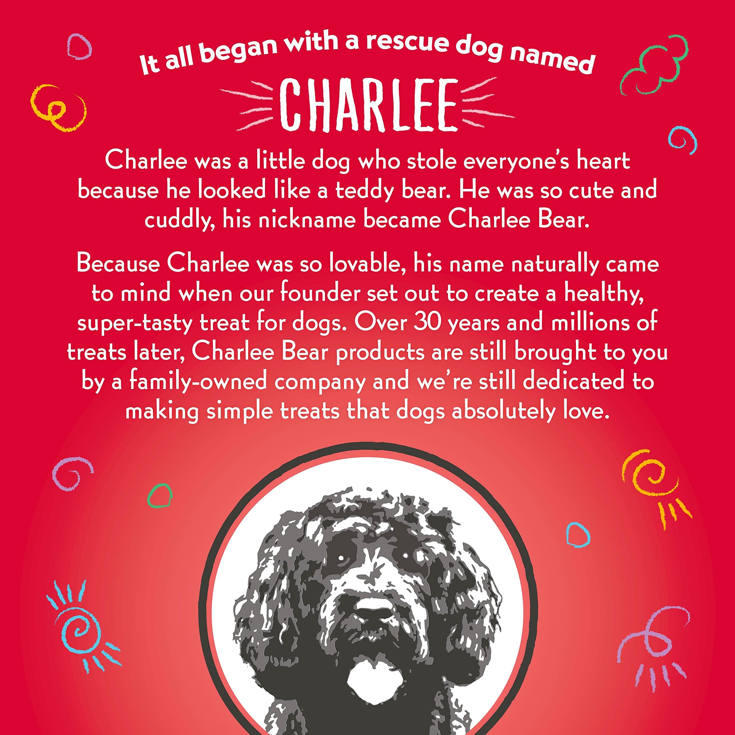 Charlee Bear ingrédients USA-source illustrés pour rassurer sur la provenance