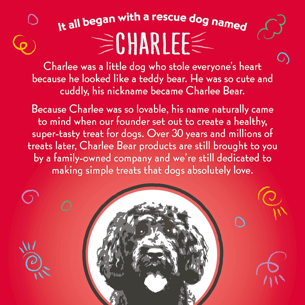 Charlee Bear ingrédients USA-source illustrés pour rassurer sur la provenance