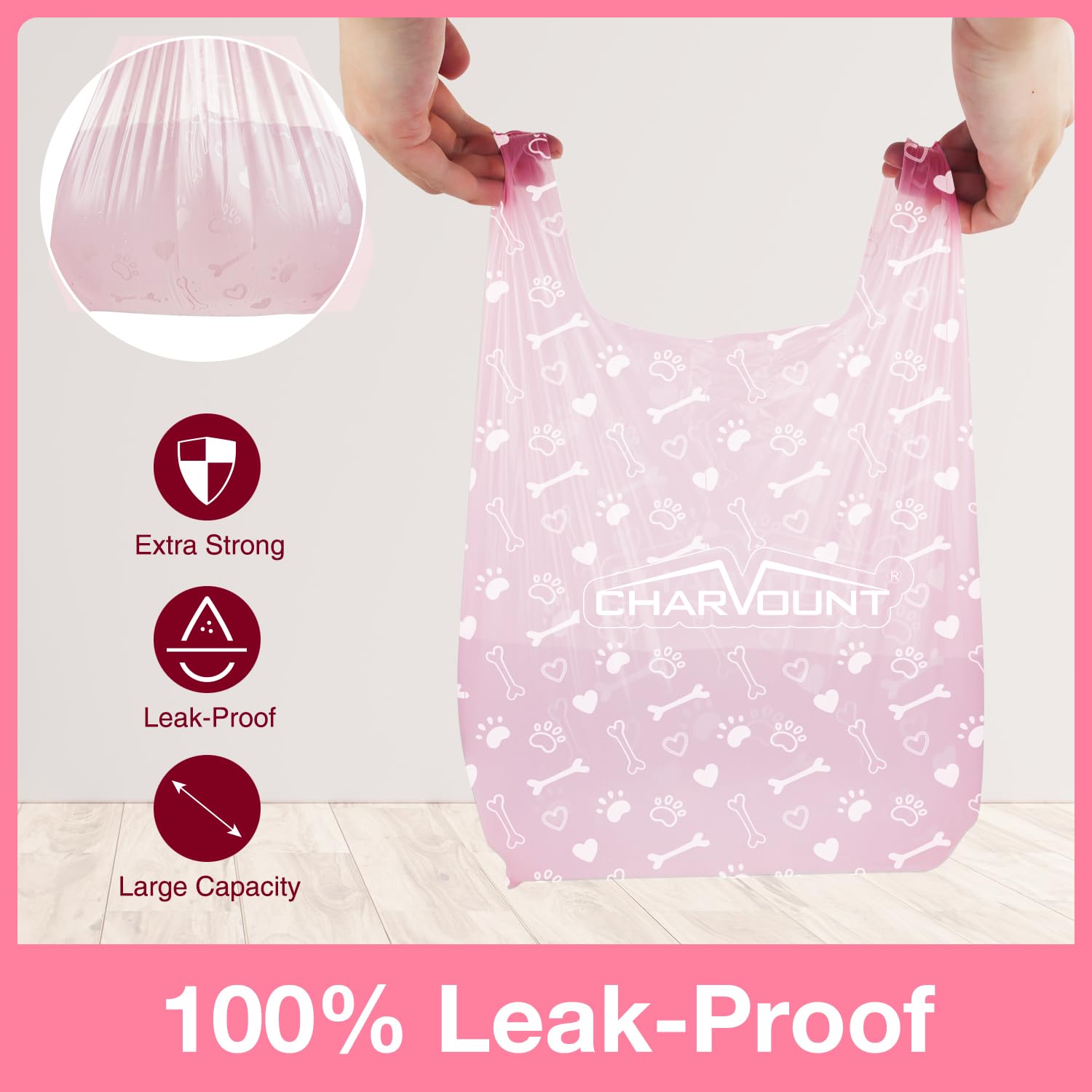 Charmount rouleau dont un sac est détaché pour accès facile