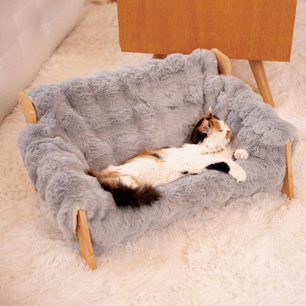 CHEERHOME PETS canapé chat face montrant design élégant et gain de confort