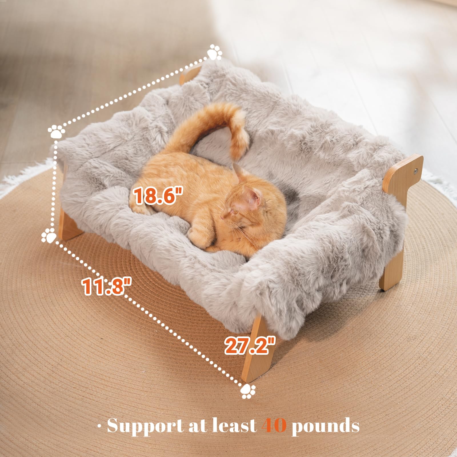 CHEERHOME PETS comparaison d'échelle montrant taille adaptée pour animaux
