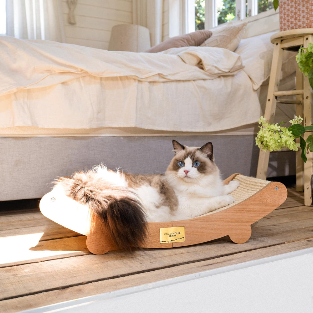 CHEERHOME PETS gros plan du sisal tressé montrant résistance et confort d'usage