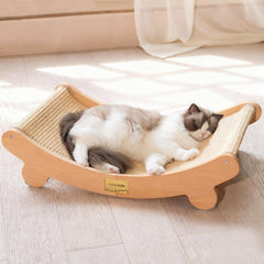 CHEERHOME PETS face avant du griffoir hamac montrant surface de repos et solidité